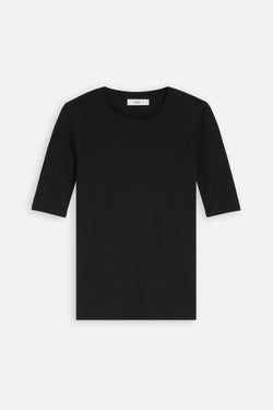 Cotton and Modal Tee -Sort