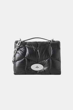 Softie -Black Pillow Effect Nappa Leather